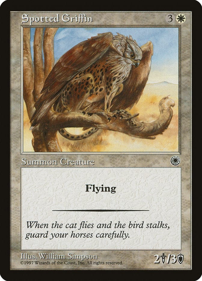 Spotted Griffin [Portal] Magic: The Gathering