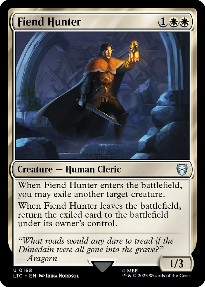 Fiend Hunter [The Lord of the Rings: Tales of Middle-Earth Commander] Magic: The Gathering