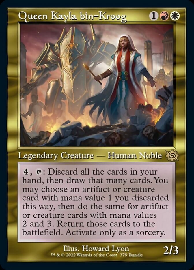 Queen Kayla bin-Kroog (Retro) (Bundle) [The Brothers' War] Magic: The Gathering