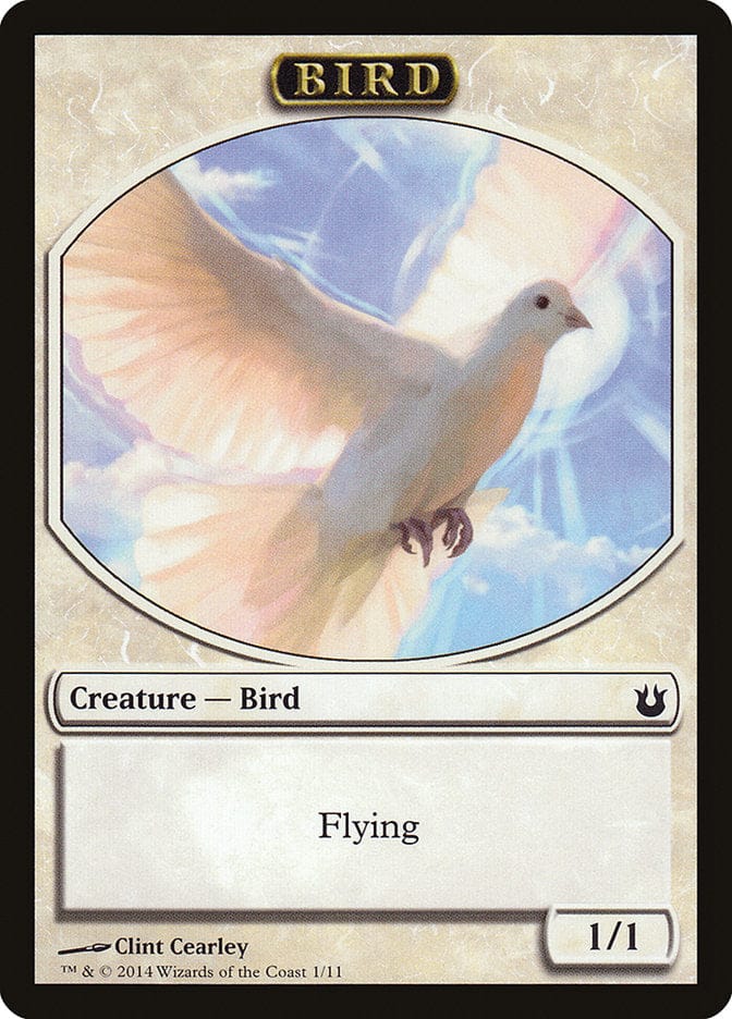 Bird Token (1/11) [Born of the Gods Tokens] Magic: The Gathering