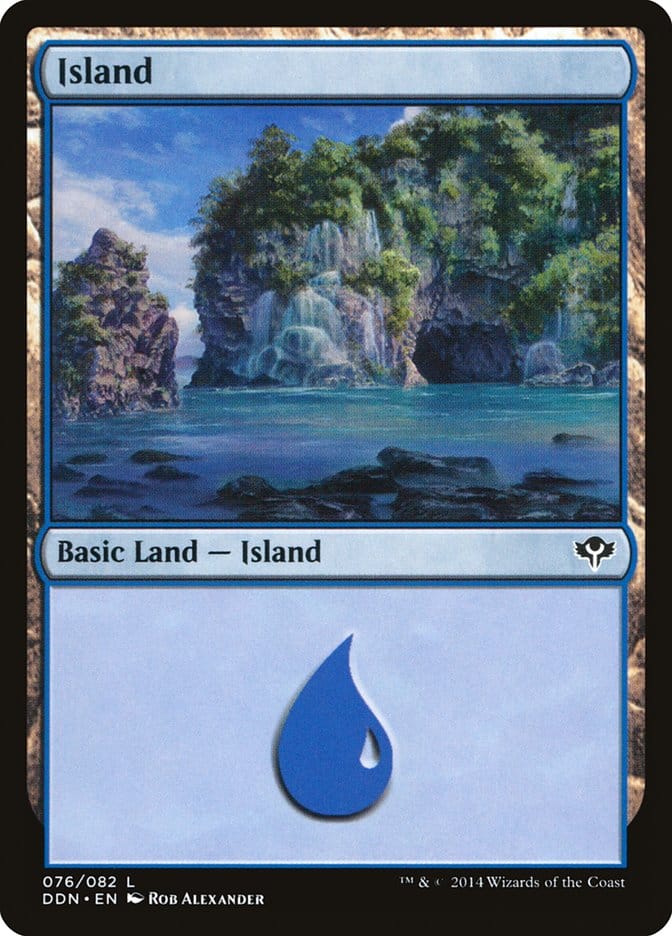 Island (76) [Duel Decks: Speed vs. Cunning] Magic: The Gathering