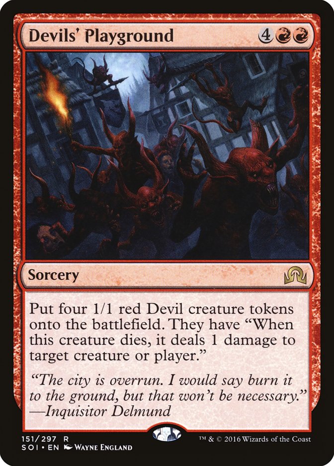 Devils' Playground [Shadows over Innistrad] Magic: The Gathering