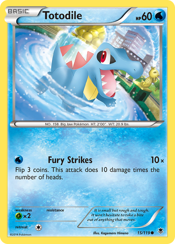 Totodile (15/119) [XY: Phantom Forces] Pokémon