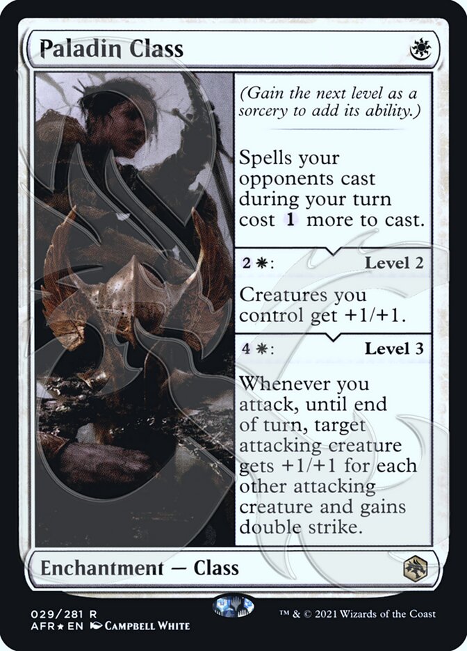 Paladin Class (Ampersand Promo) [Dungeons & Dragons: Adventures in the Forgotten Realms Promos] Magic: The Gathering