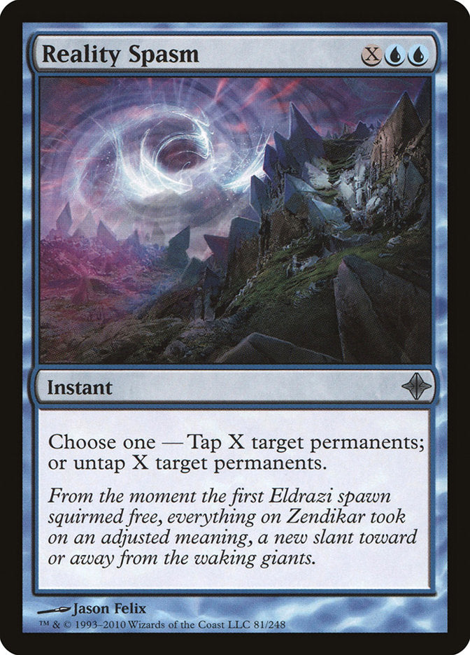 Reality Spasm [Rise of the Eldrazi] Magic: The Gathering