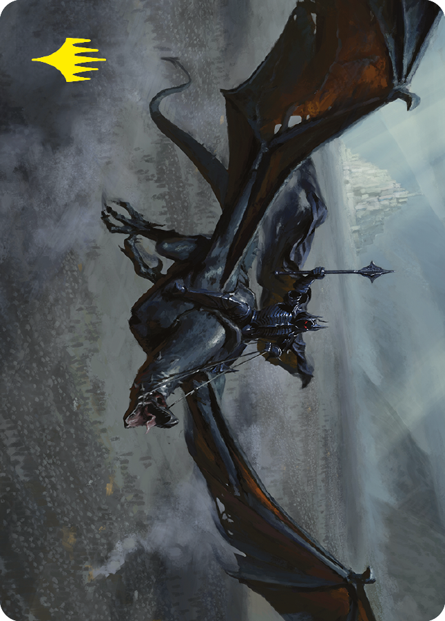Lord of the Nazgul Art Card (Gold-Stamped Signature) [The Lord of the Rings: Tales of Middle-earth Art Series] Magic: The Gathering