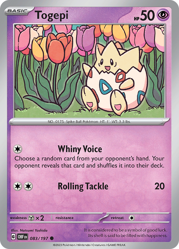 Togepi (083/197) [Scarlet & Violet: Obsidian Flames] Pokémon