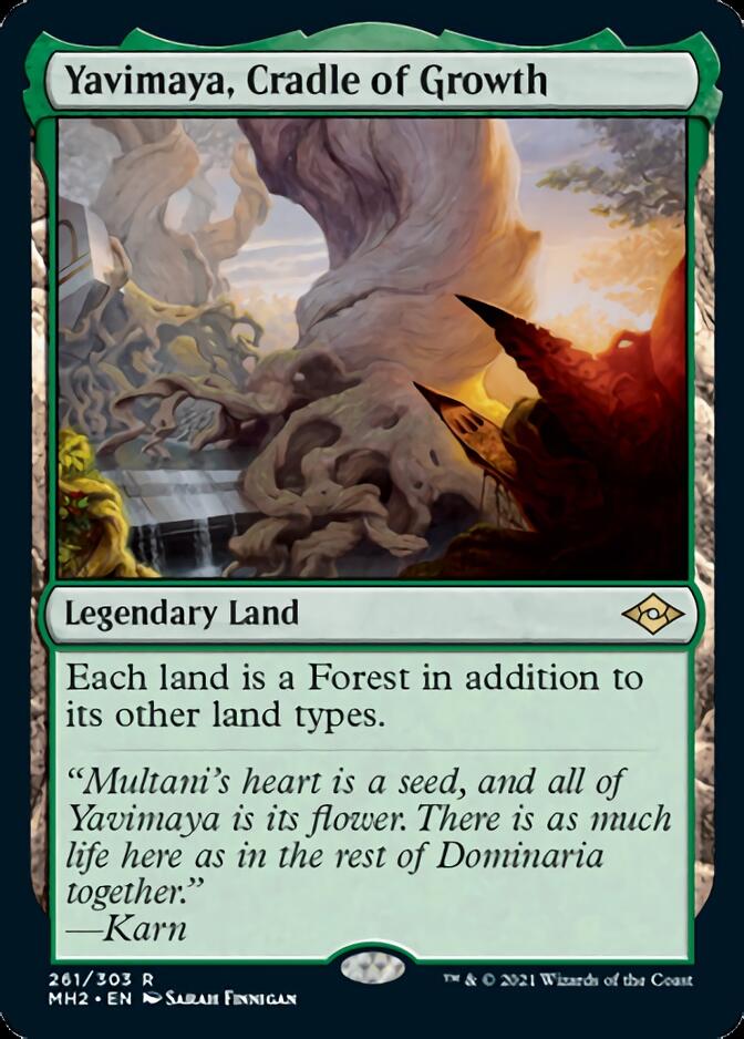 Yavimaya, Cradle of Growth [Modern Horizons 2] Magic: The Gathering