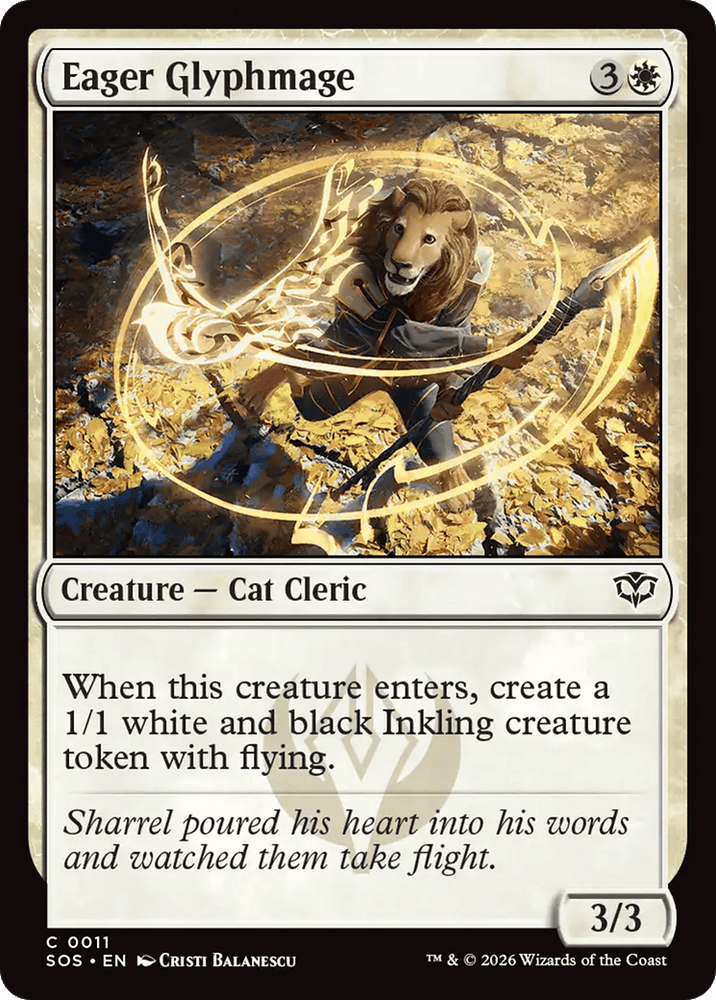 Eager Glyphmage [Secrets of Strixhaven]