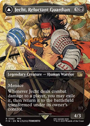 Jecht, Reluctant Guardian // Braska's Final Aeon (Borderless) [FINAL FANTASY] Magic: The Gathering