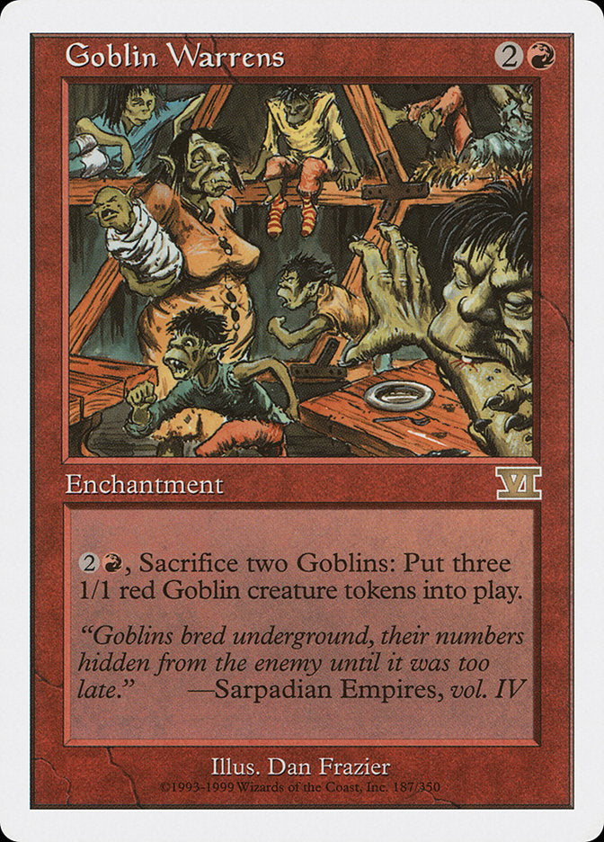 Goblin Warrens [Classic Sixth Edition] Magic: The Gathering