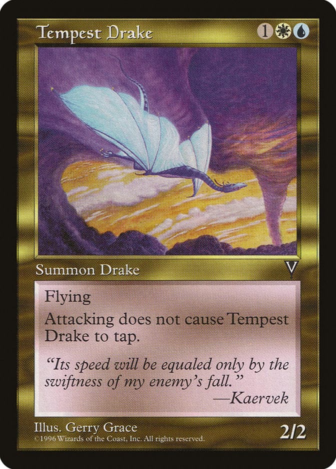 Tempest Drake [Visions] Magic: The Gathering