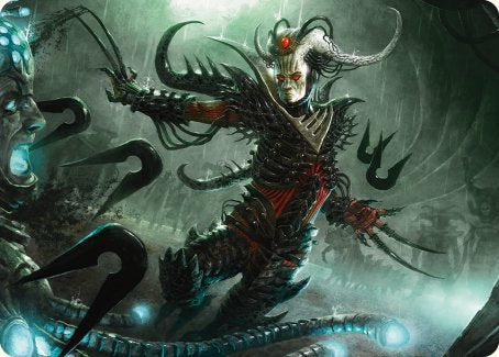 Vraan, Executioner Thane Art Card [Phyrexia: All Will Be One Art Series] Magic: The Gathering