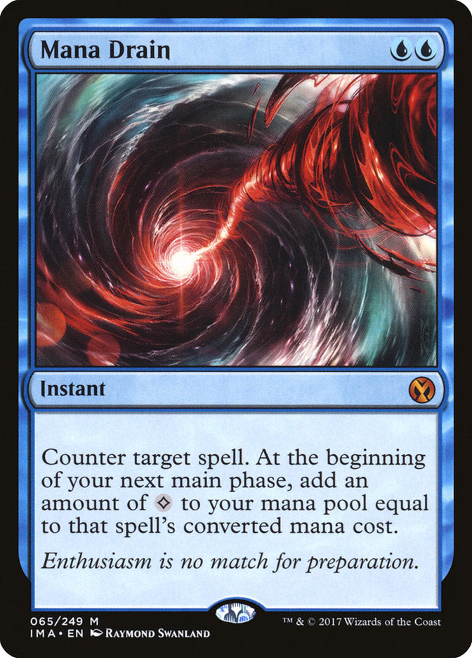 Mana Drain [Iconic Masters] Magic: The Gathering