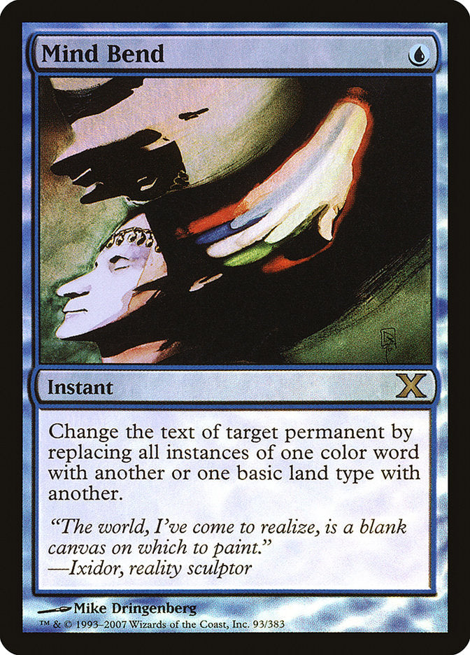 Mind Bend (Premium Foil) [Tenth Edition] Magic: The Gathering