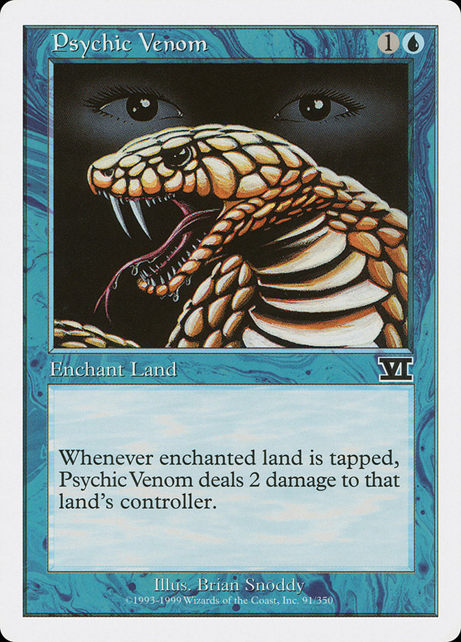 Psychic Venom [Classic Sixth Edition] Magic: The Gathering