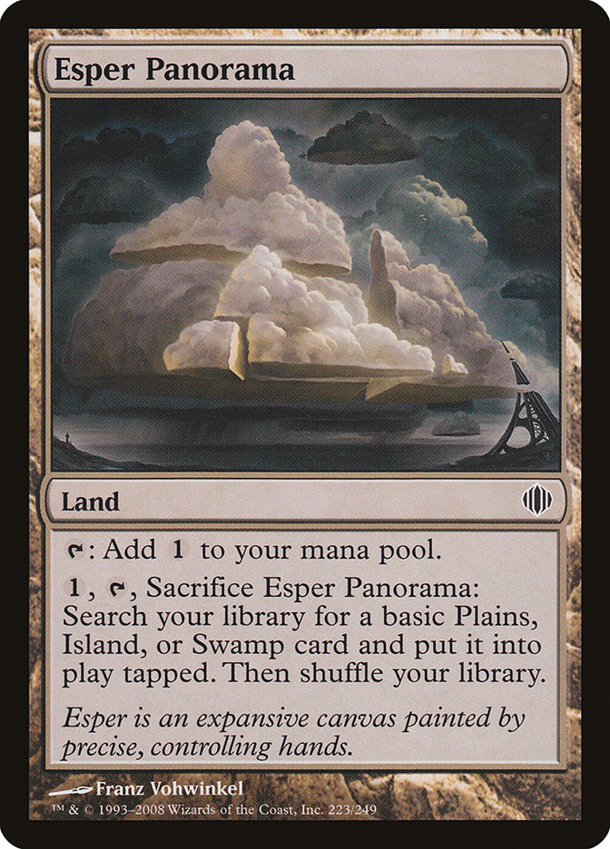 Esper Panorama [Shards of Alara] Magic: The Gathering