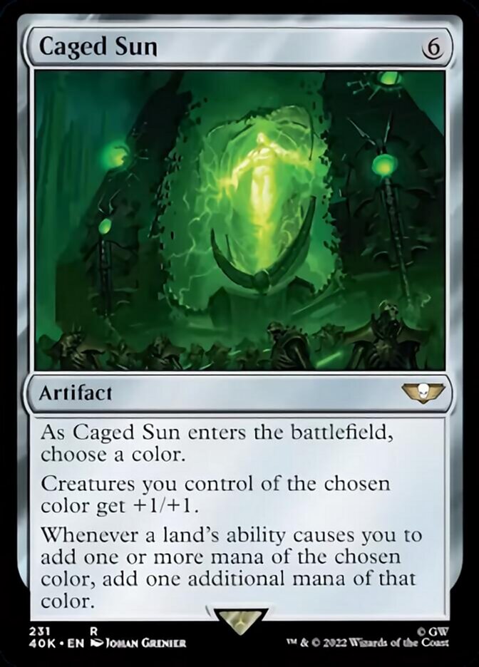 Caged Sun [Warhammer 40,000] Magic: The Gathering