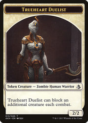 Trueheart Duelist // Snake Double-Sided Token [Amonkhet Tokens] Magic: The Gathering