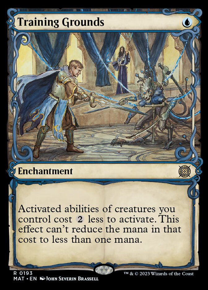 Training Grounds (Showcase Halo Foil) [March of the Machine: The Aftermath] Magic: The Gathering