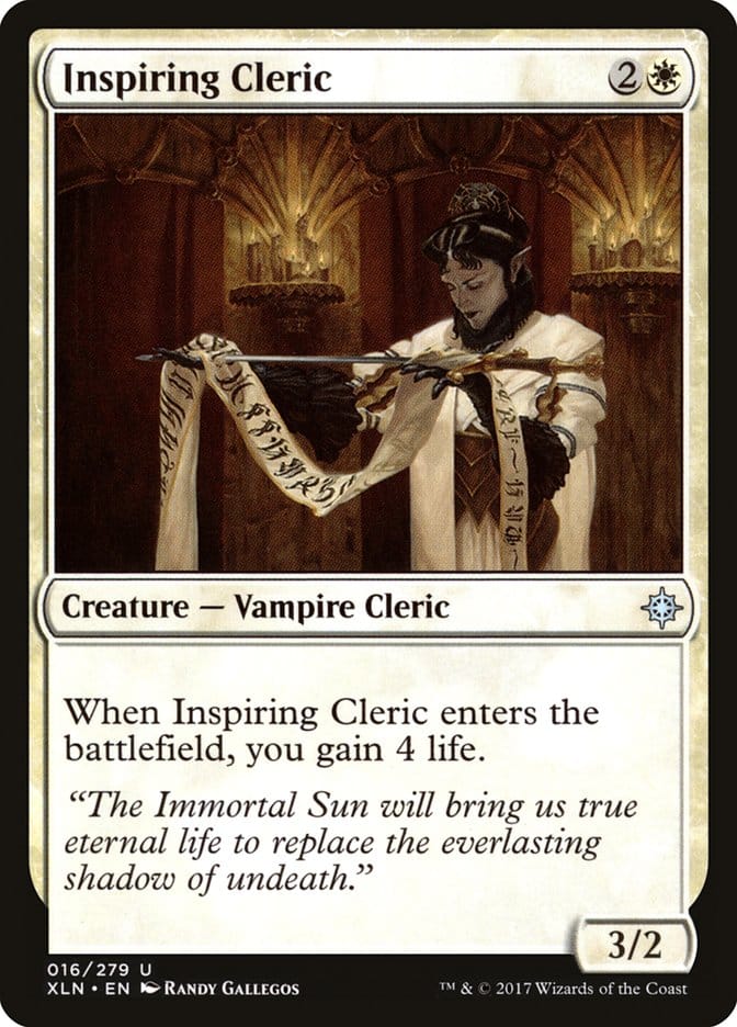 Inspiring Cleric [Ixalan] Magic: The Gathering