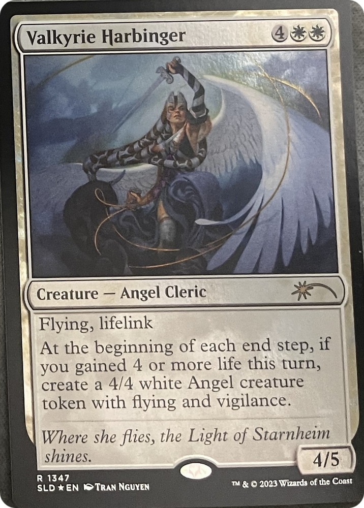 Valkyrie Harbinger [Secret Lair: Angels] Magic: The Gathering