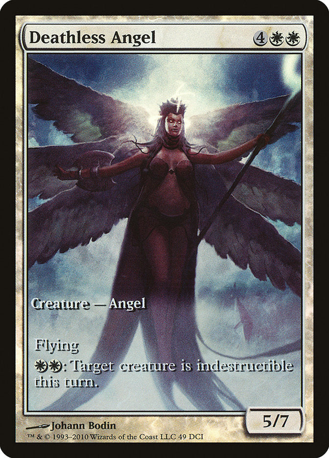 Deathless Angel (Game Day) (Extended Art) [Rise of the Eldrazi Promos] Magic: The Gathering