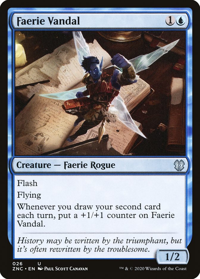Faerie Vandal [Zendikar Rising Commander] Magic: The Gathering