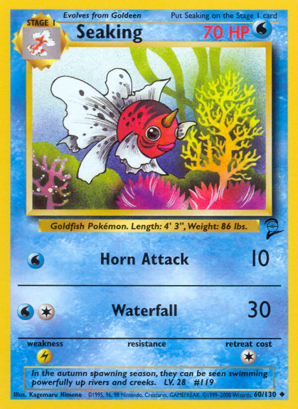 Seaking (60/130) [Base Set 2] Pokémon
