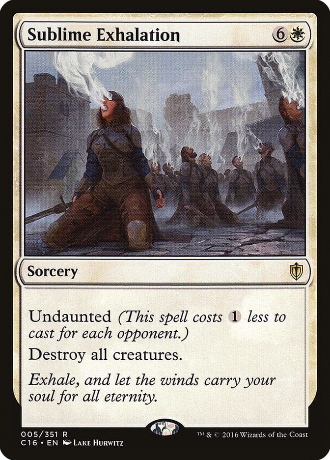 Sublime Exhalation [Commander 2016] Magic: The Gathering