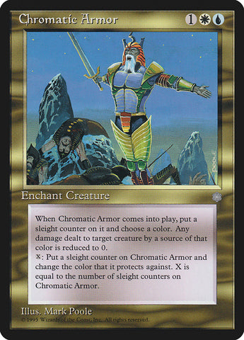 Chromatic Armor [Ice Age] Magic: The Gathering