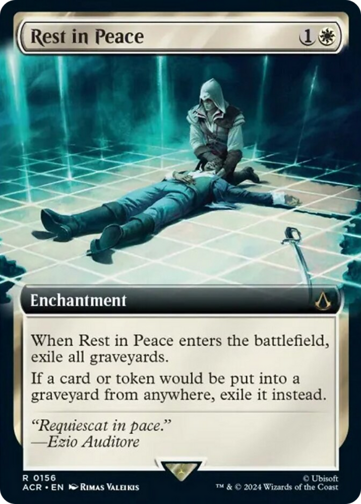 Rest in Peace (Extended Art) [Assassin's Creed] Magic: The Gathering