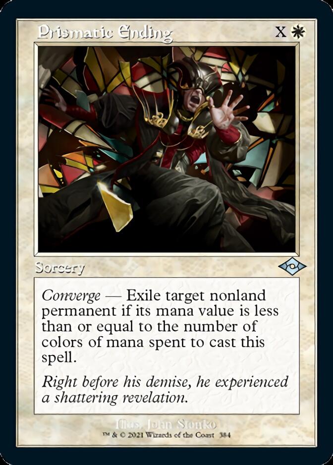 Prismatic Ending (Retro Foil Etched) [Modern Horizons 2] Magic: The Gathering