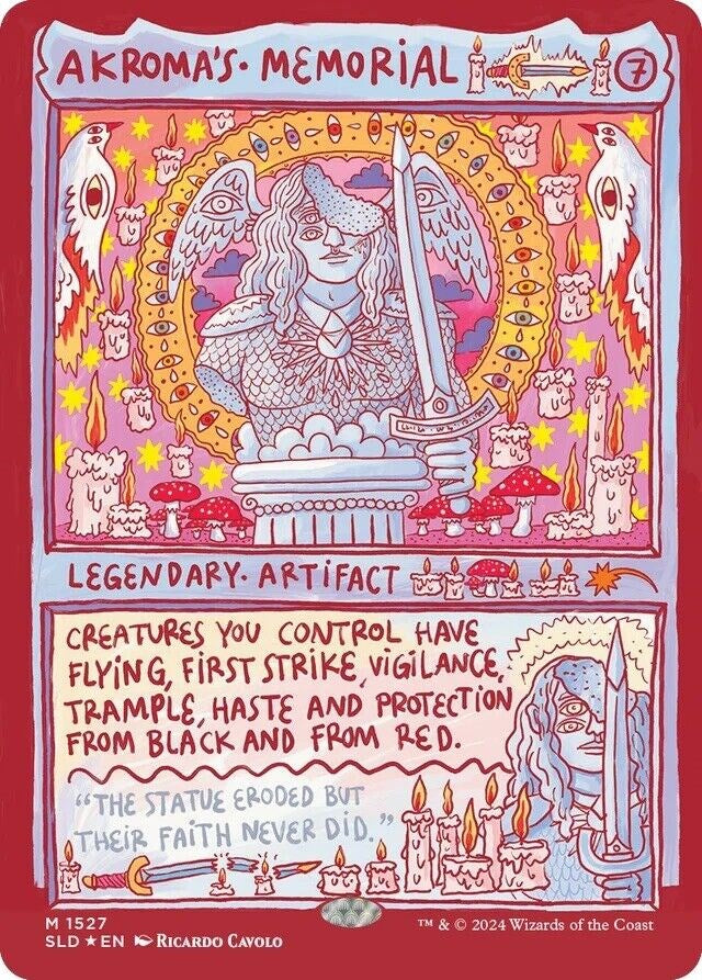 Akroma's Memorial (Rainbow Foil) [Secret Lair Drop Series] Magic: The Gathering