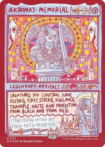 Akroma's Memorial (Rainbow Foil) [Secret Lair Drop Series] Magic: The Gathering