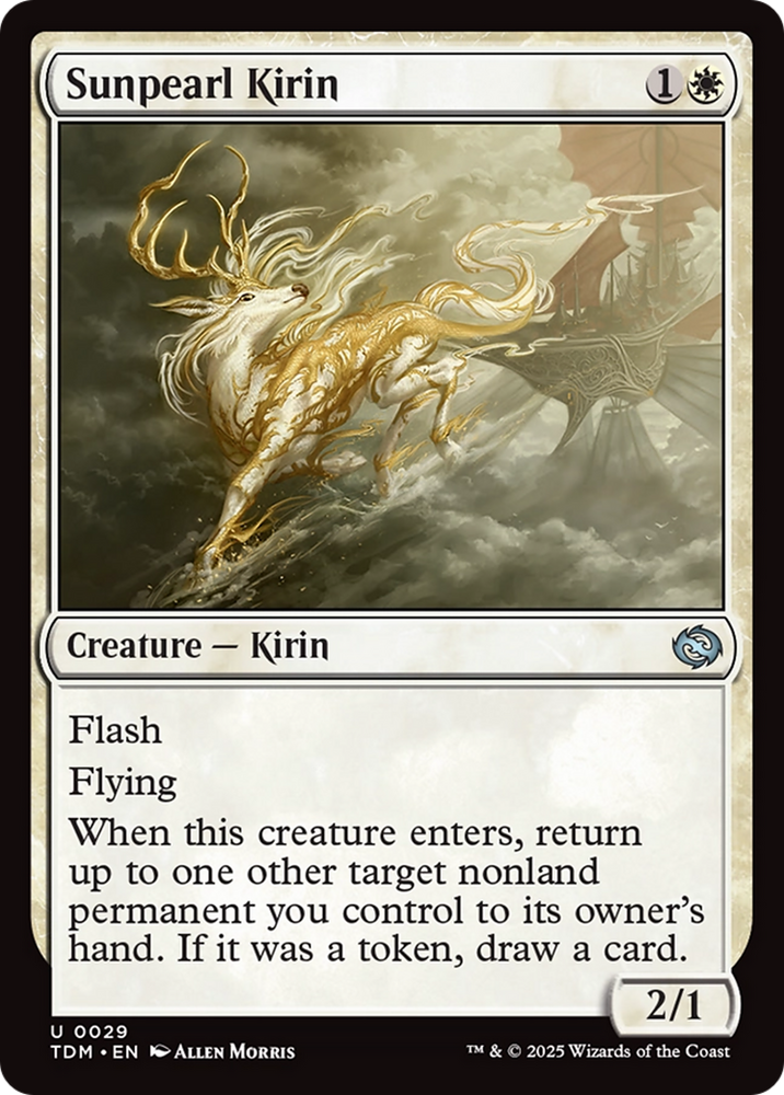Sunpearl Kirin [Tarkir: Dragonstorm] Magic: The Gathering