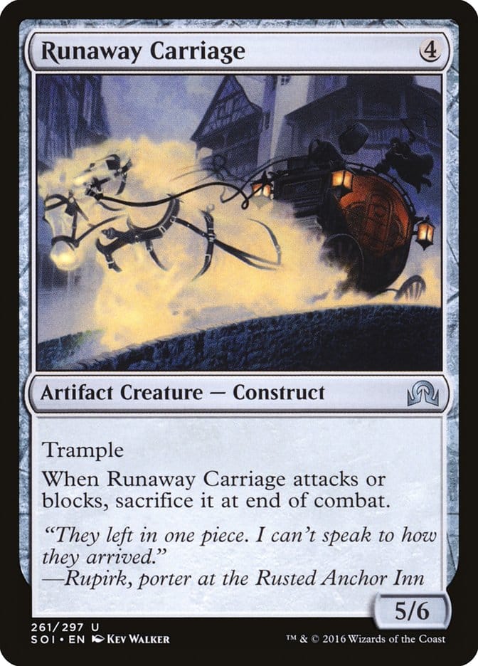 Runaway Carriage [Shadows over Innistrad] Magic: The Gathering