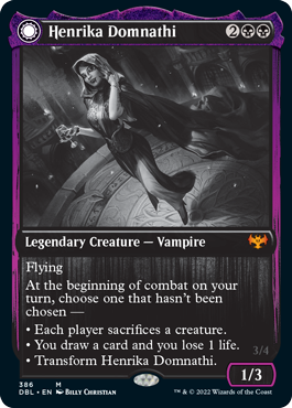 Henrika Domnathi // Henrika, Infernal Seer [Innistrad: Double Feature] Magic: The Gathering