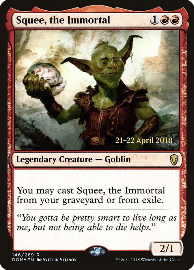 Squee, the Immortal [Dominaria Prerelease Promos] Magic: The Gathering