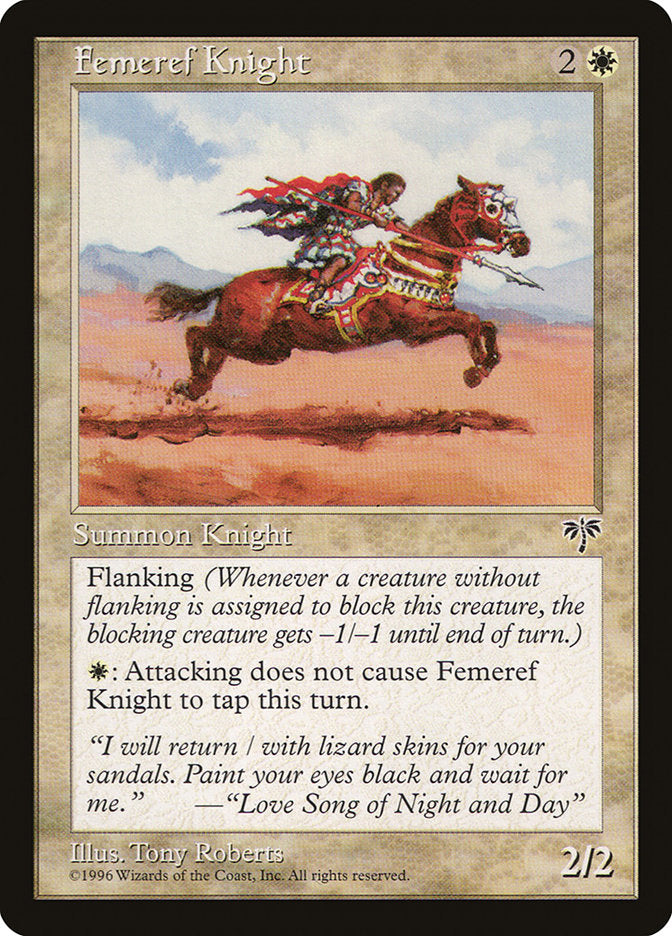 Femeref Knight [Mirage] Magic: The Gathering