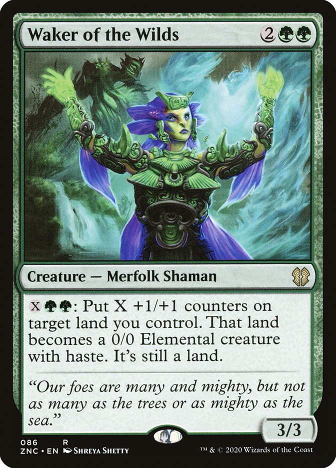 Waker of the Wilds [Zendikar Rising Commander] Magic: The Gathering