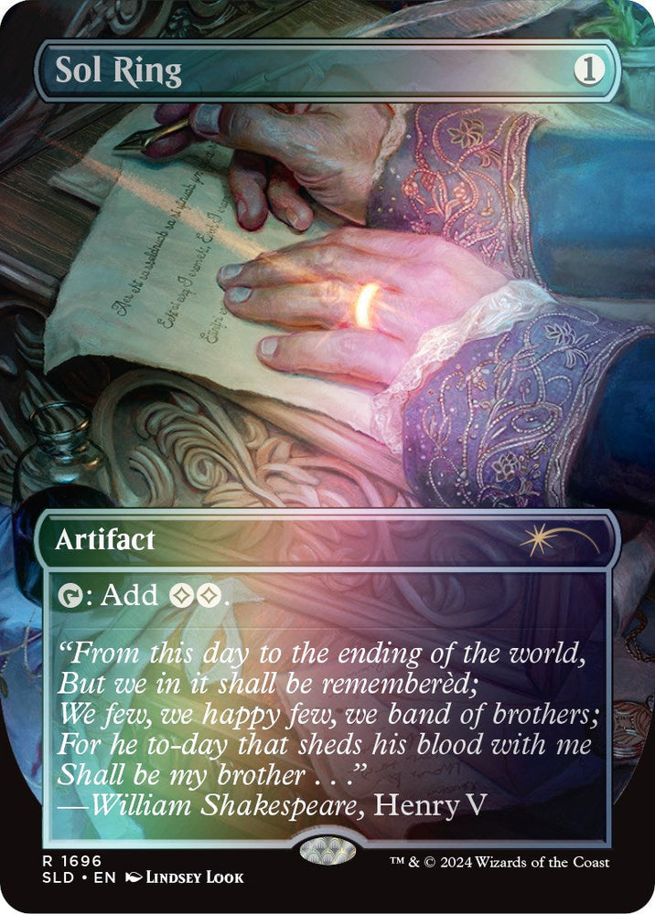 Sol Ring (1696) (Rainbow Foil) [Secret Lair: Sheldon's Spellbook] Magic: The Gathering
