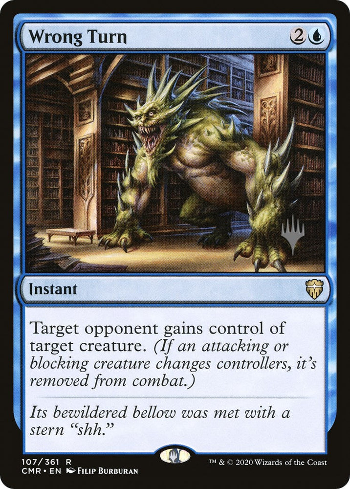 Wrong Turn (Promo Pack) [Murders at Karlov Manor Promos] Magic: The Gathering