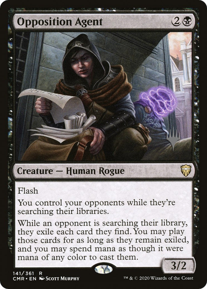 Opposition Agent (Promo Pack) [Murders at Karlov Manor Promos] Magic: The Gathering
