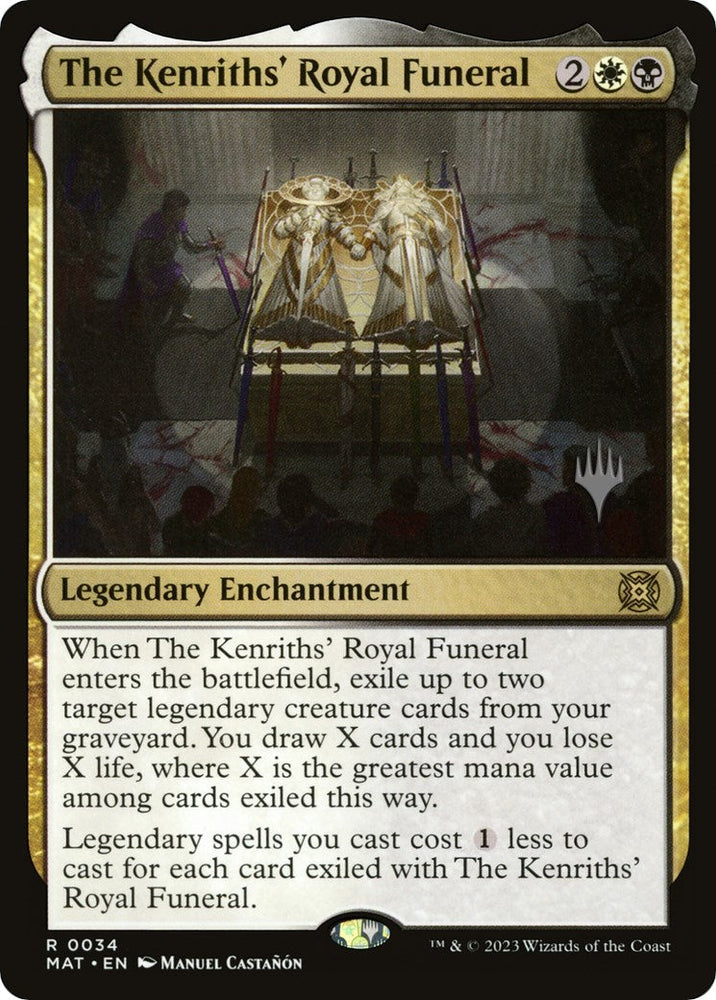 The Kenriths' Royal Funeral (Promo Pack) [Murders at Karlov Manor Promos] Magic: The Gathering