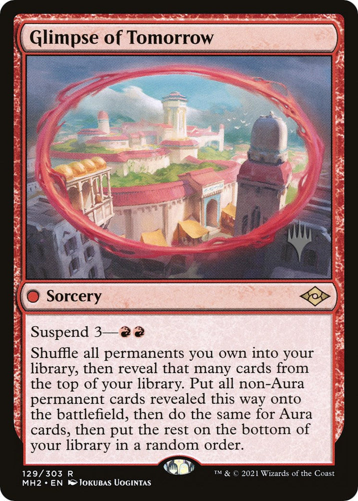 Glimpse of Tomorrow (Promo Pack) [Modern Horizons 2 Promos] Magic: The Gathering