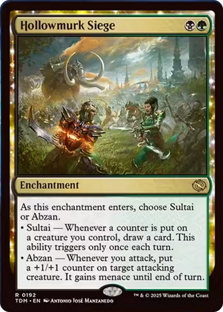 Hollowmurk Siege [Tarkir: Dragonstorm] Magic: The Gathering