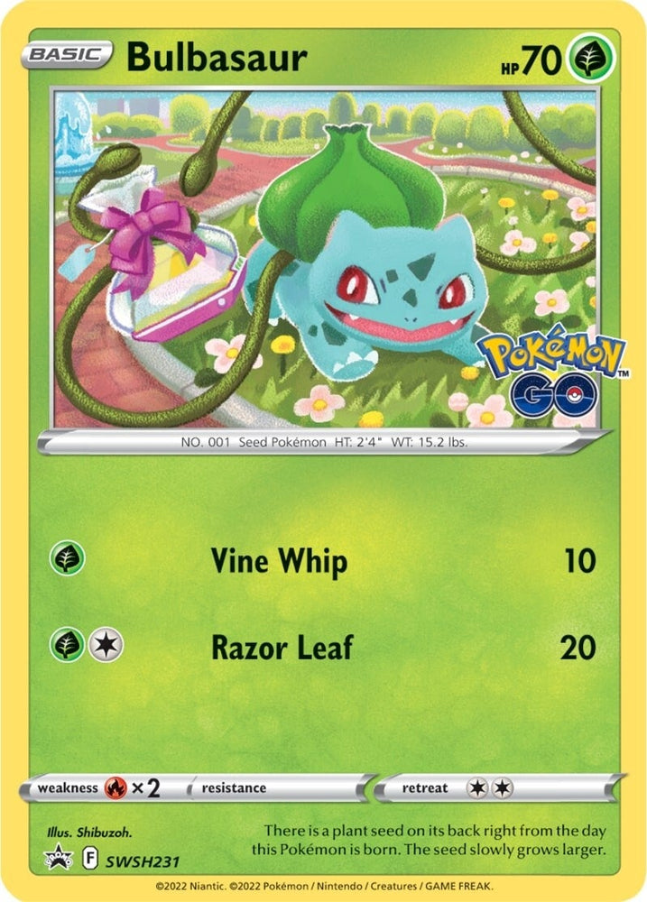 Bulbasaur (SWSH231) [Sword & Shield: Black Star Promos] Pokémon