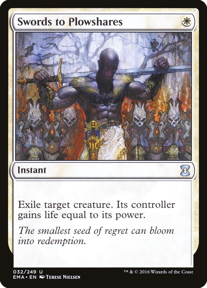 Swords to Plowshares [Eternal Masters] Magic: The Gathering