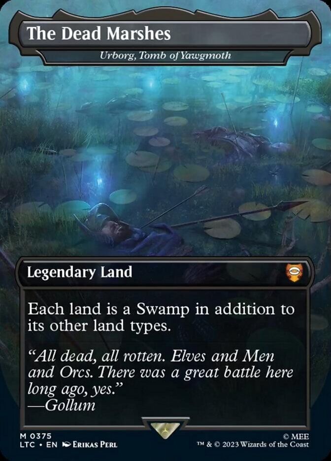 The Dead Marshes - Urborg, Tomb of Yawgmoth [The Lord of the Rings: Tales of Middle-Earth Commander] Magic: The Gathering